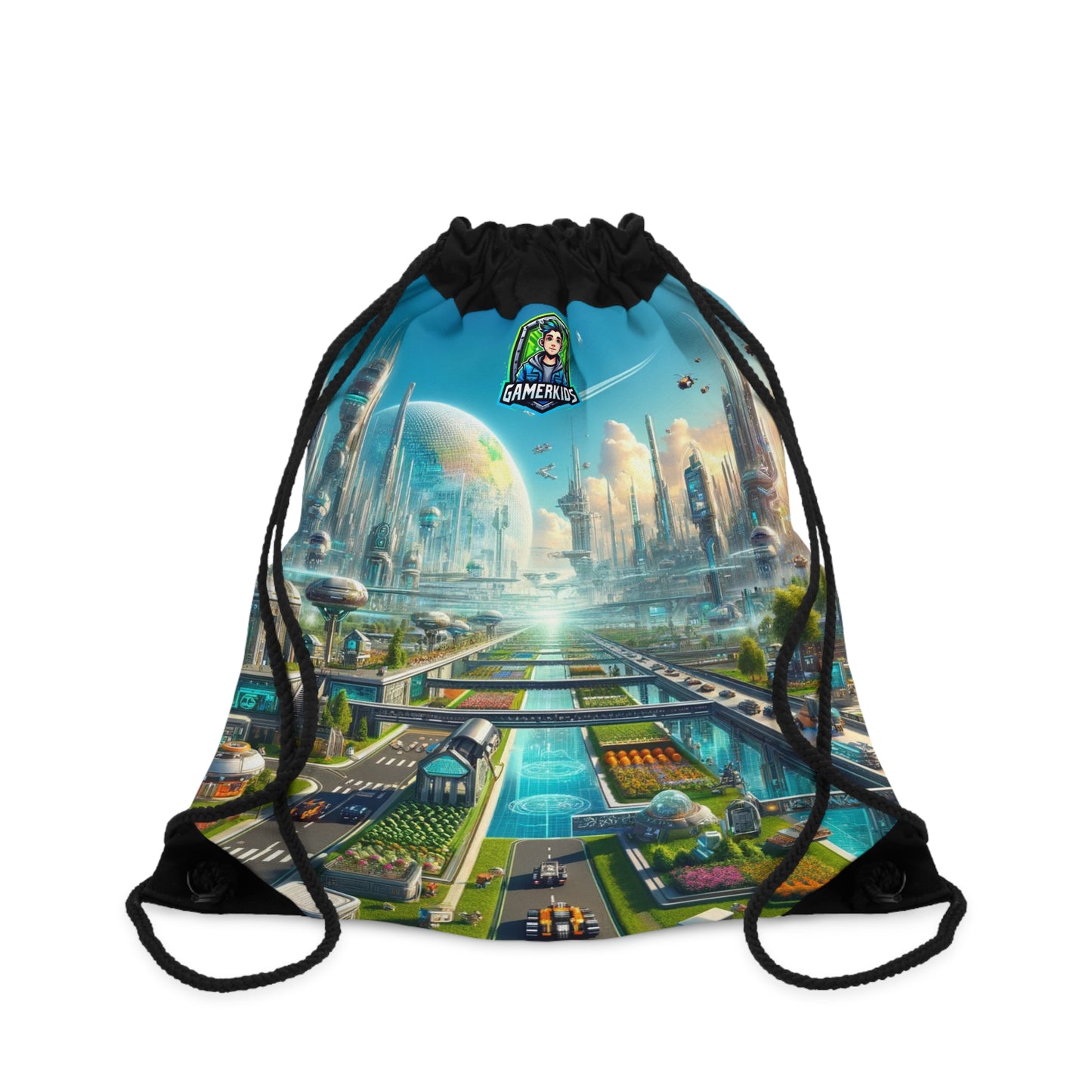 MY WORLD Drawstring Bag