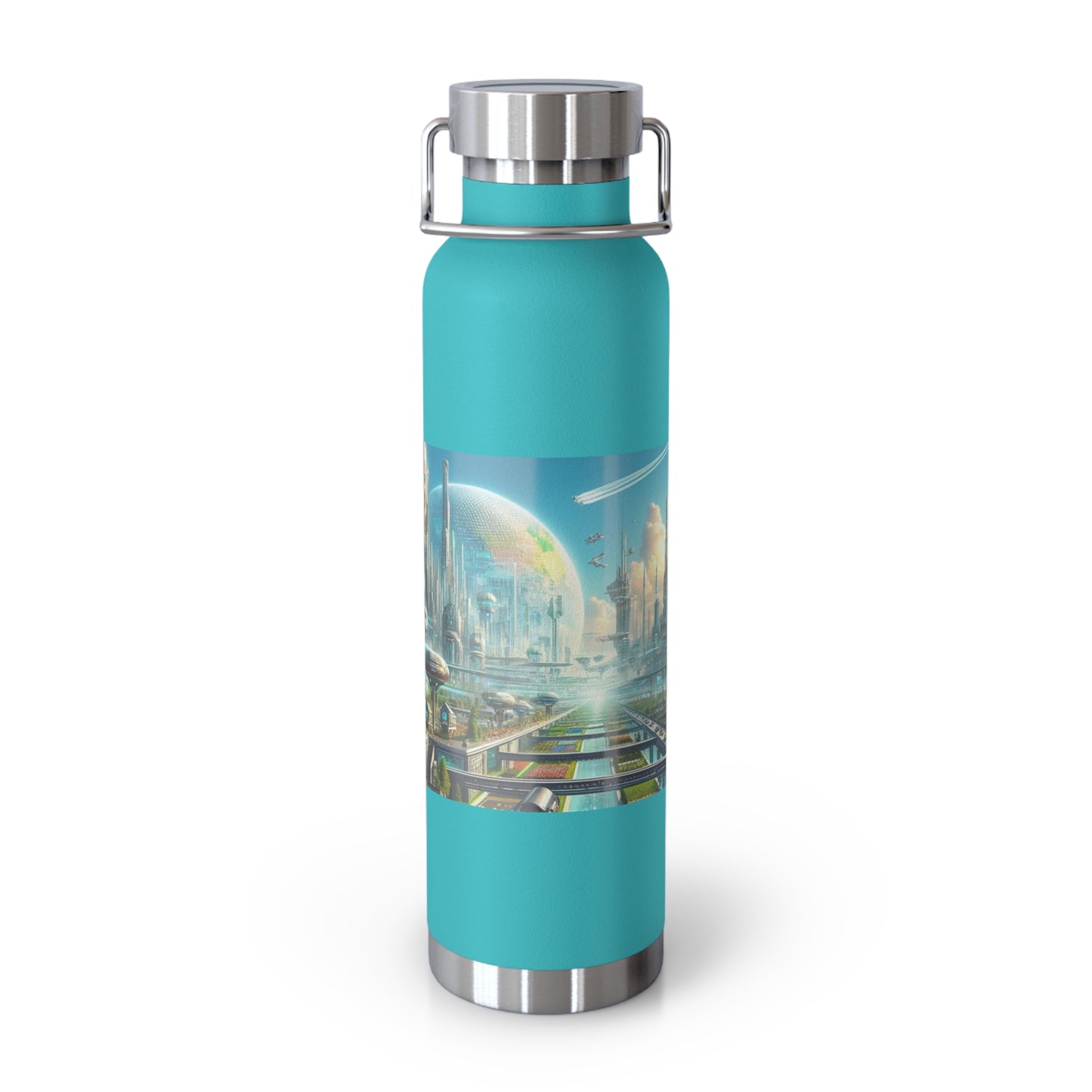 MY WORLD Copper Vacuum Insulated Bottle, 22oz