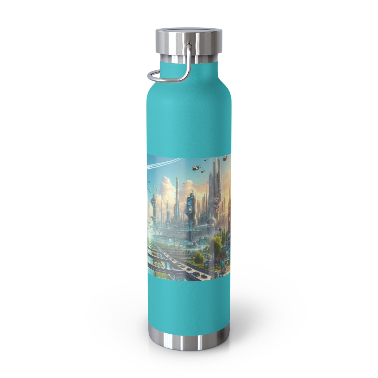 MY WORLD Copper Vacuum Insulated Bottle, 22oz