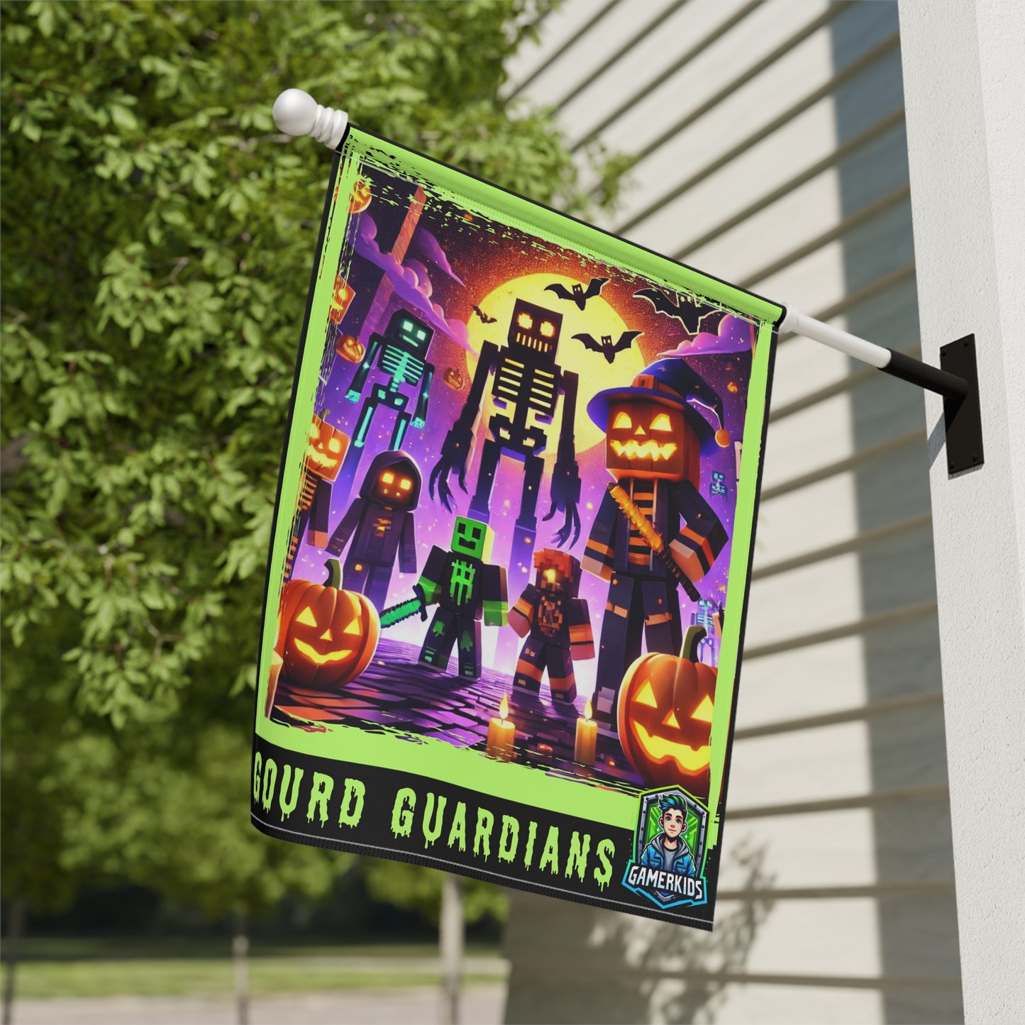 GOURD GUARDIANS Halloween Banner