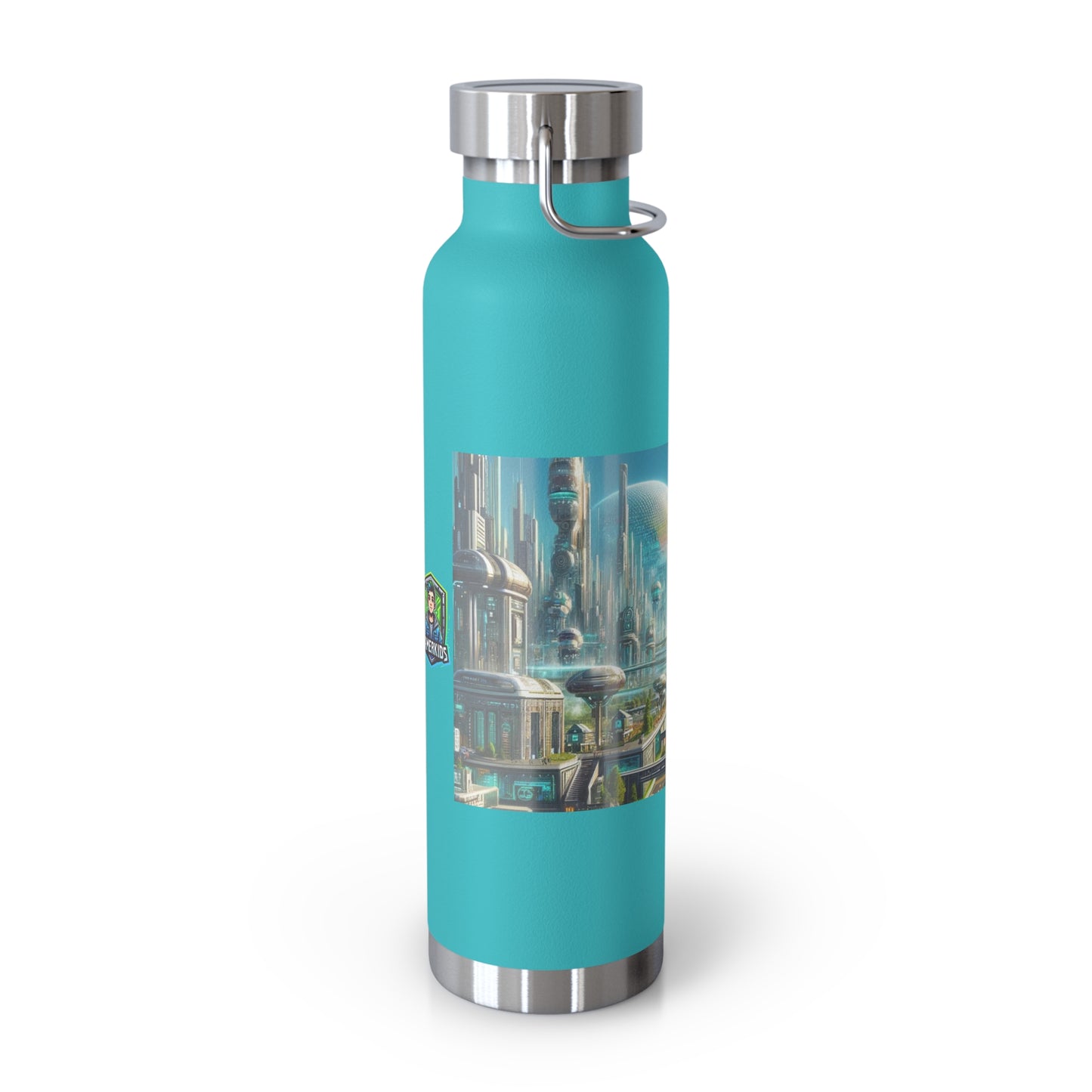 MY WORLD Copper Vacuum Insulated Bottle, 22oz